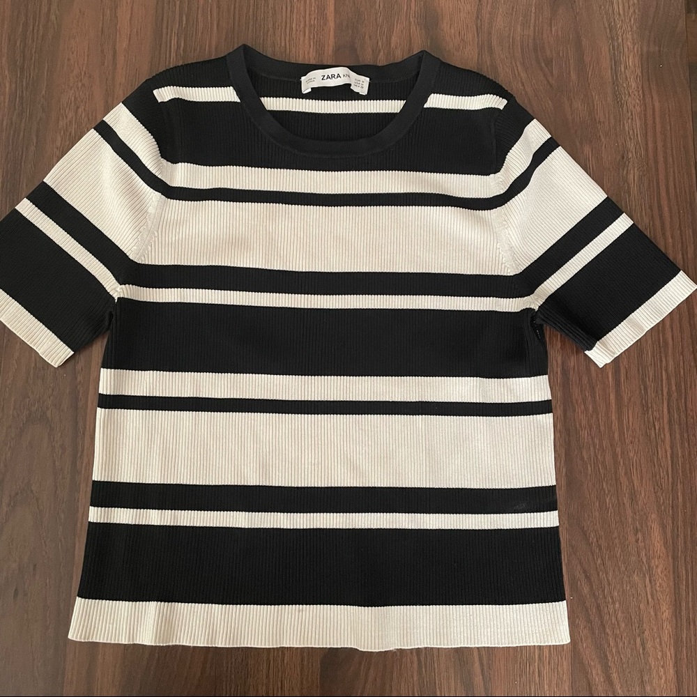 Stripped Knit Top